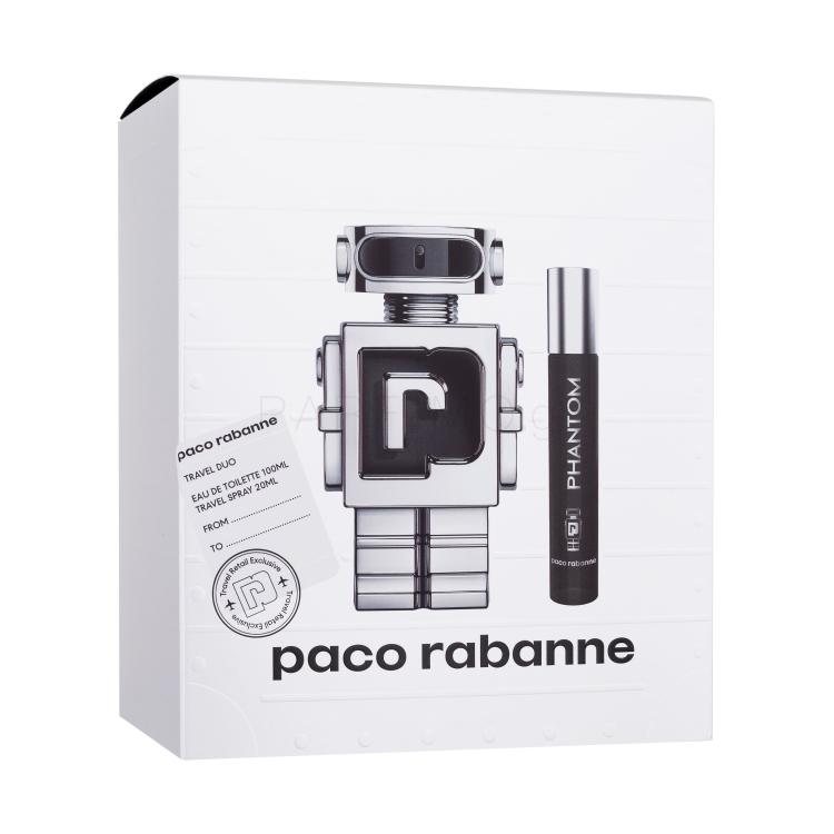 Paco Rabanne Phantom Σετ δώρου EDT 100 ml + EDT 20 ml