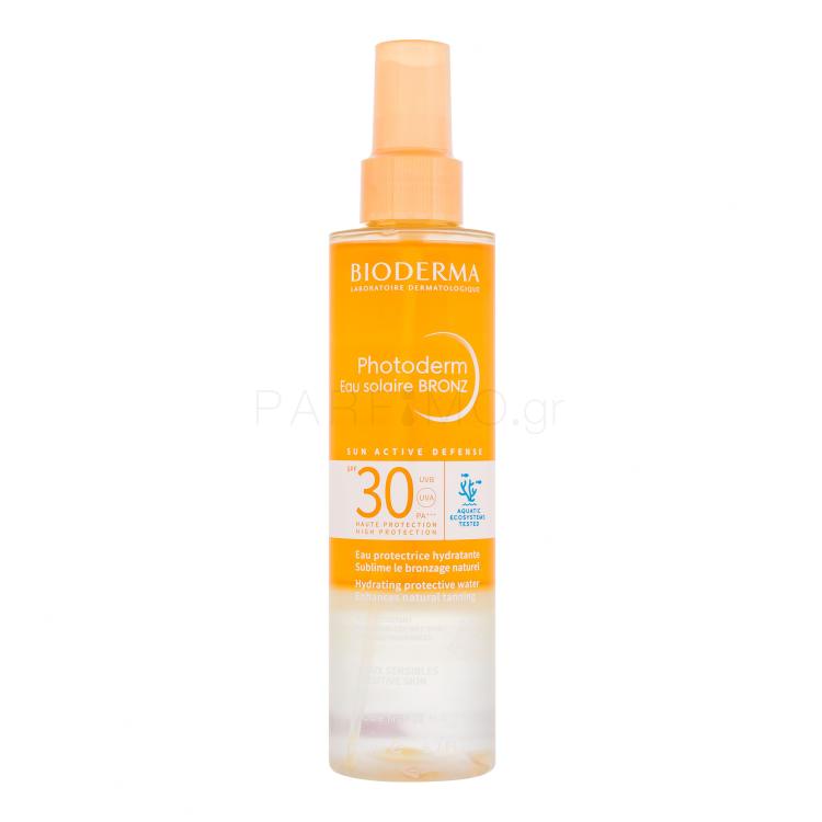 BIODERMA Photoderm Eau Solaire Bronz SPF30 Αντιηλιακό προϊόν για το σώμα 200 ml