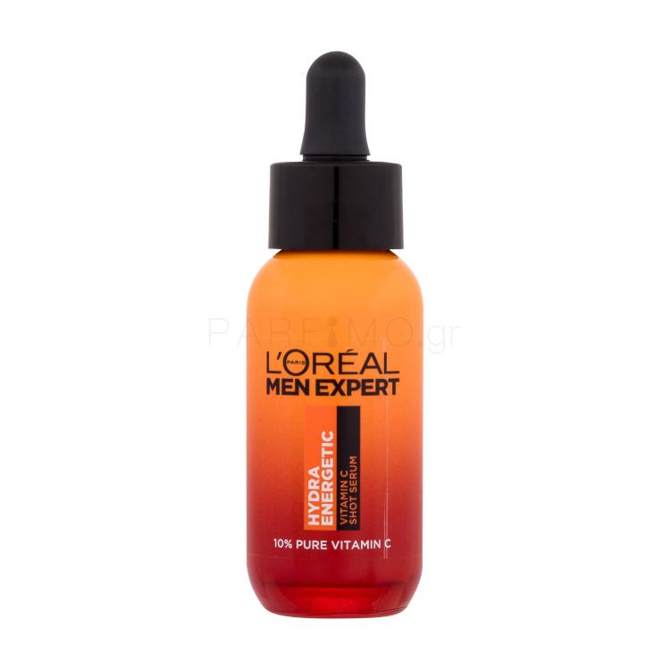 L'Oréal Paris Men Expert Hydra Energetic Vitamin C Shot Serum Ορός προσώπου για άνδρες 30 ml