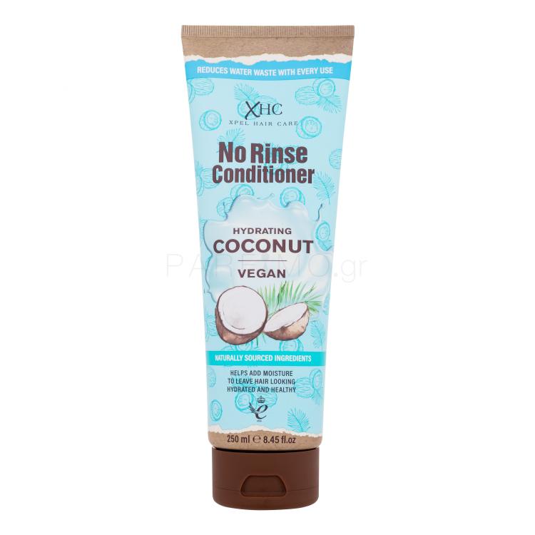 Xpel No Rinse Conditioner Hydrating Coconut Μαλακτικό μαλλιών για γυναίκες 250 ml