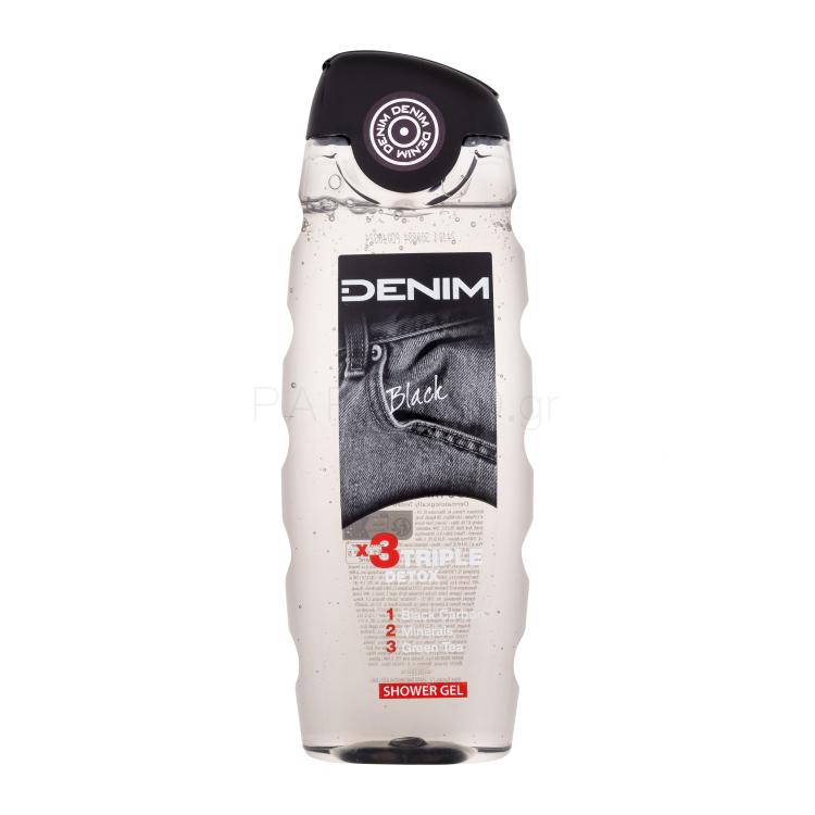 Denim Black Triple Detox Αφρόλουτρο για άνδρες 400 ml