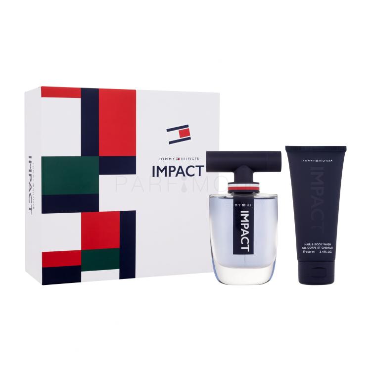 Tommy Hilfiger Impact SET1 Σετ δώρου EDT 100 ml + αφρόλουτρο 100 ml + EDT 4 ml