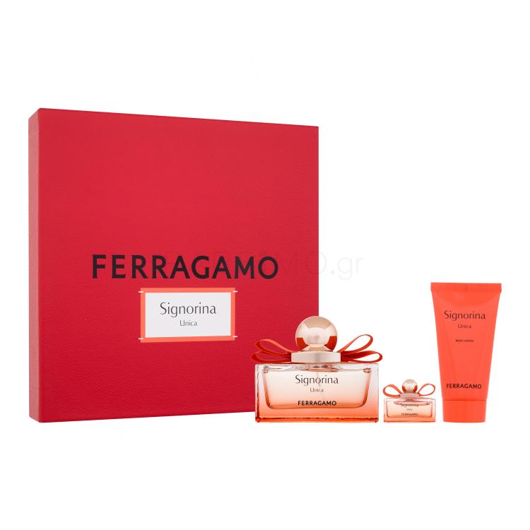 Ferragamo Signorina Unica Σετ δώρου EDP 100 ml + λοσιόν σώματος 50 ml + EDP 5 ml