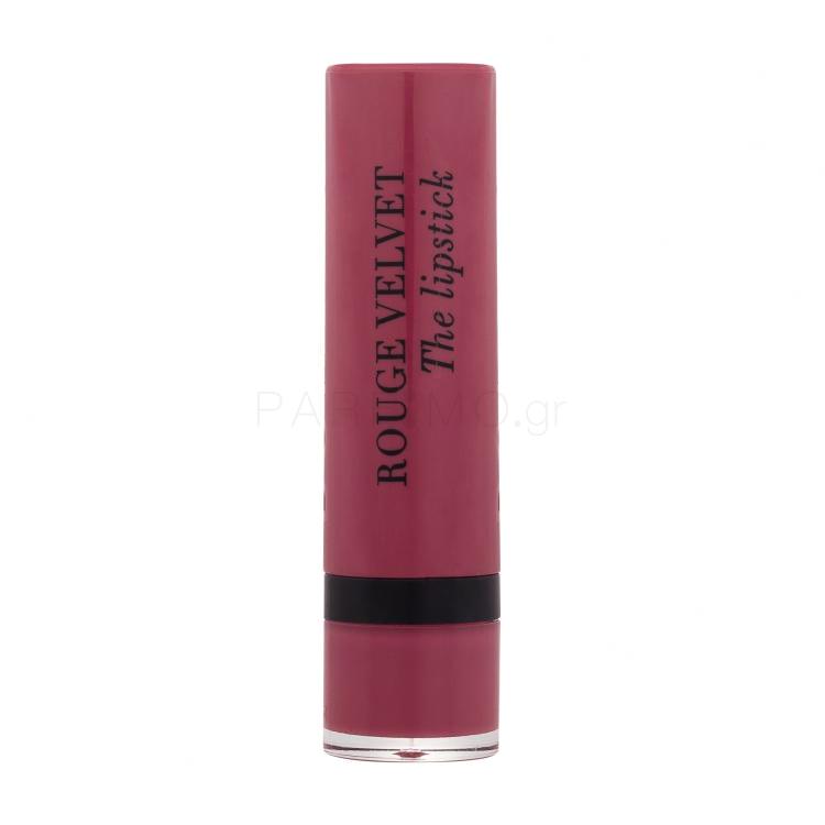 BOURJOIS Paris Rouge Velvet The Lipstick Κραγιόν για γυναίκες 2,4 gr Απόχρωση 54 Cherry D’Amour