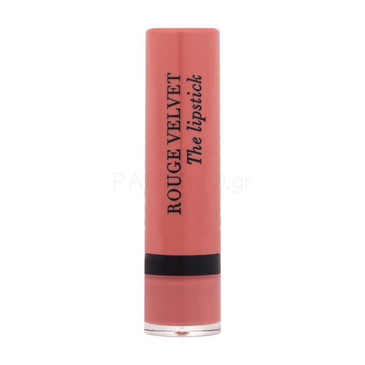 BOURJOIS Paris Rouge Velvet The Lipstick Κραγιόν για γυναίκες 2,4 gr Απόχρωση 49 Maca’Rose