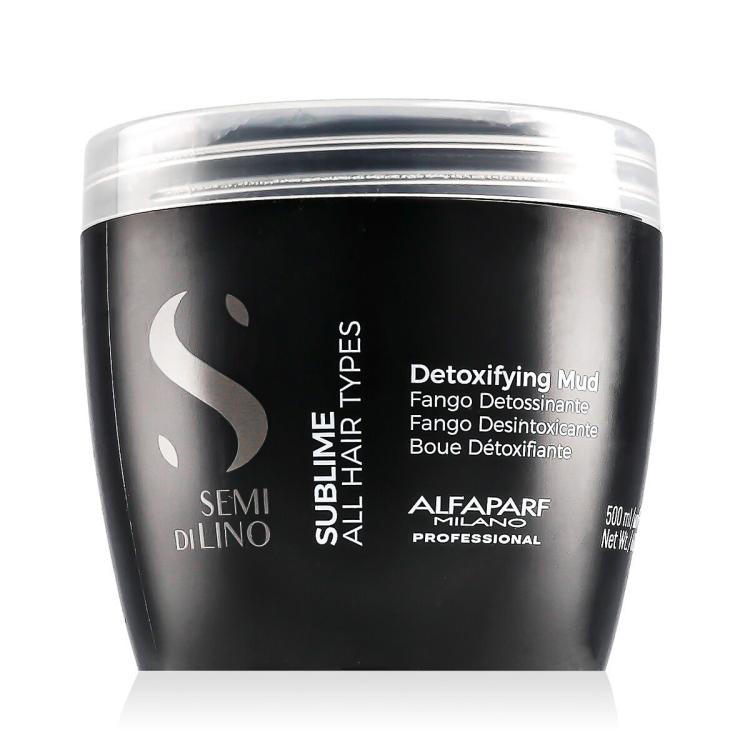 ALFAPARF MILANO Semi Di Lino Sublime Detoxifying Mud Μάσκα μαλλιών για γυναίκες 500 ml