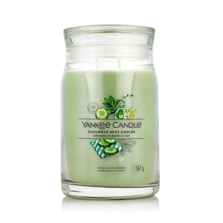 Yankee Candle Signature Cucumber Mint Cooler Αρωματικό κερί 567 gr