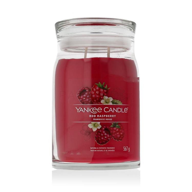 Yankee Candle Signature Red Raspberry Αρωματικό κερί 567 gr