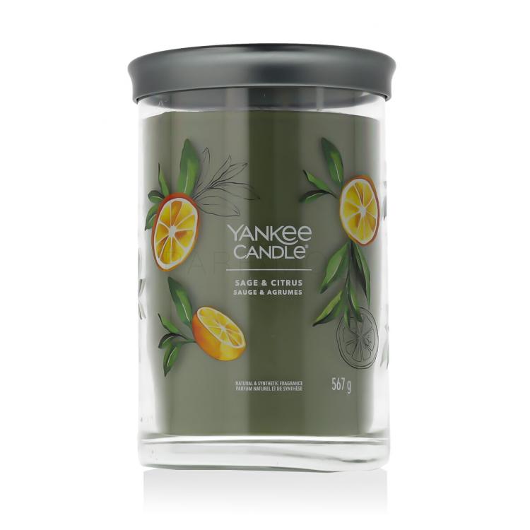 Yankee Candle Signature Sage &amp; Citrus Tumbler Αρωματικό κερί 567 gr