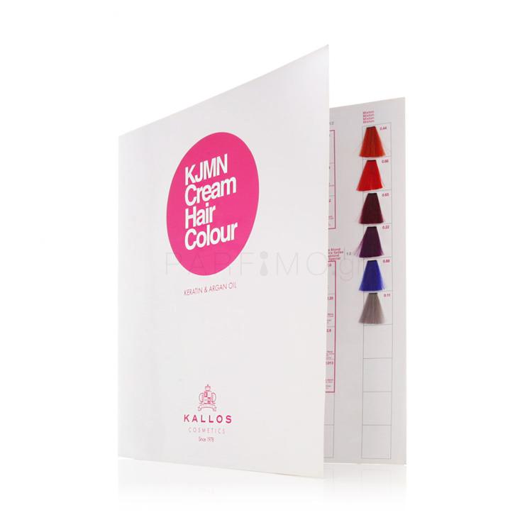 Kallos Cosmetics KJMN Cream Hair Colour Keratin &amp; Argan Oil Sampler Βαφή μαλλιών για γυναίκες 1 τεμ