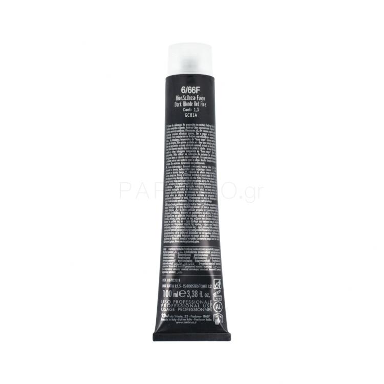 Inebrya Color Βαφή μαλλιών 100 ml Απόχρωση 6/66F Dark Blonde Fire Red