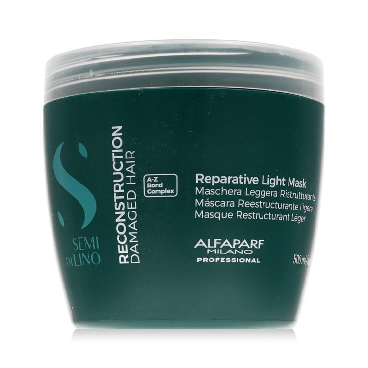 ALFAPARF MILANO Semi Di Lino Reconstruction Reparative Light Mask Μάσκα μαλλιών για γυναίκες 500 ml
