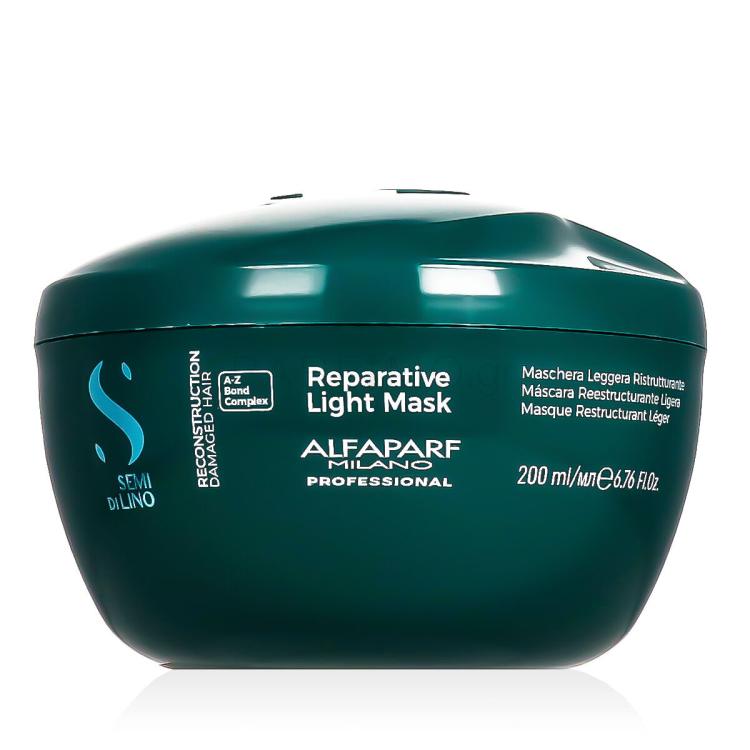 ALFAPARF MILANO Semi Di Lino Reconstruction Reparative Light Mask Μάσκα μαλλιών για γυναίκες 200 ml