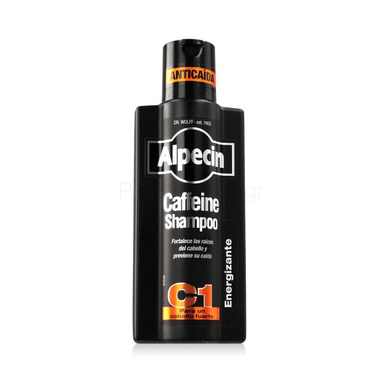 Alpecin Coffein Shampoo C1 Black Edition Σαμπουάν για άνδρες 375 ml