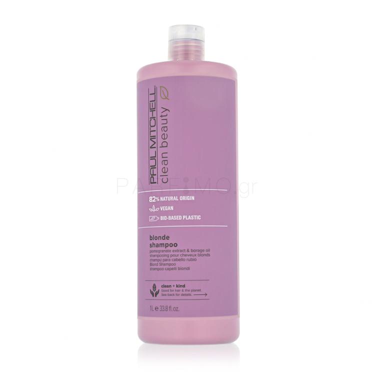 Paul Mitchell Clean Beauty Color Protect Blonde Shampoo Σαμπουάν για γυναίκες 1000 ml