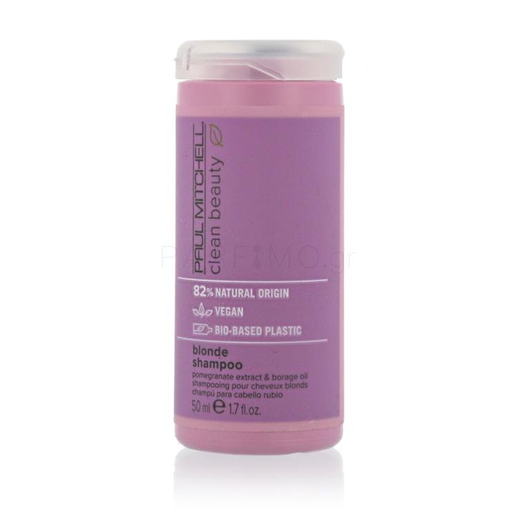 Paul Mitchell Clean Beauty Color Protect Blonde Shampoo Σαμπουάν για γυναίκες 50 ml