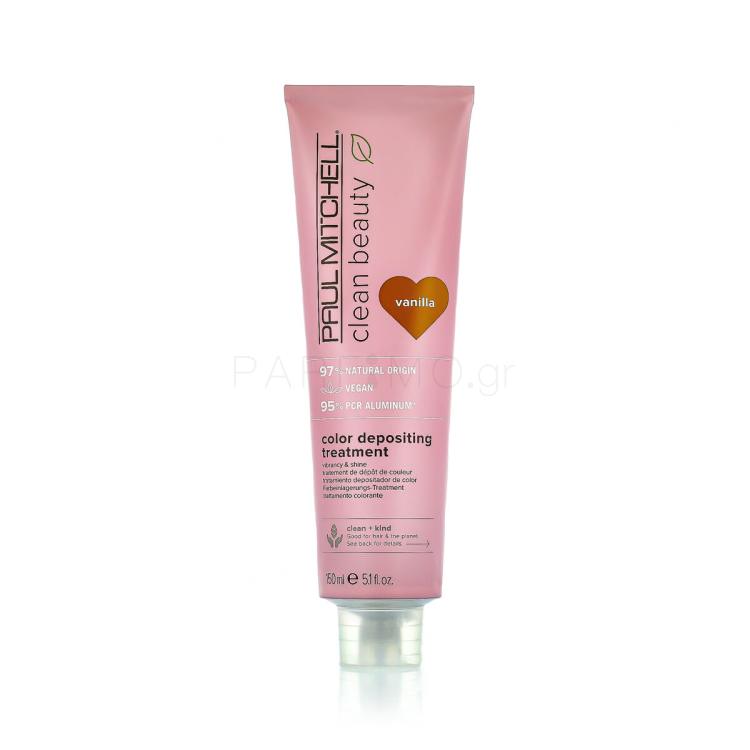 Paul Mitchell Clean Beauty Color Protect Color Depositing Treatment Μάσκα μαλλιών για γυναίκες 150 ml Απόχρωση Vanilla
