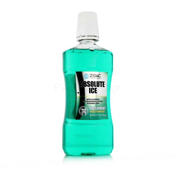 Zidac Laboratories Absolute Ice Freshmint Mouthwash Στοματικό διάλυμα 500 ml