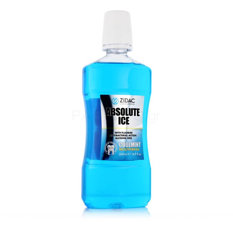 Zidac Laboratories Absolute Ice Coolmint Mouthwash Στοματικό διάλυμα 500 ml