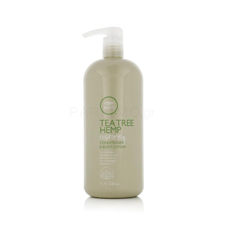 Paul Mitchell TEA TREE Hemp Restoring Conditioner &amp; Body Lotion Μαλακτικό μαλλιών 1000 ml