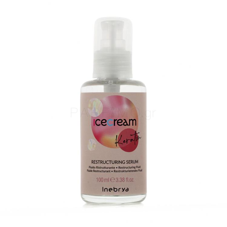 Inebrya Ice Cream Keratin Restructuring Serum Ορός μαλλιών 100 ml