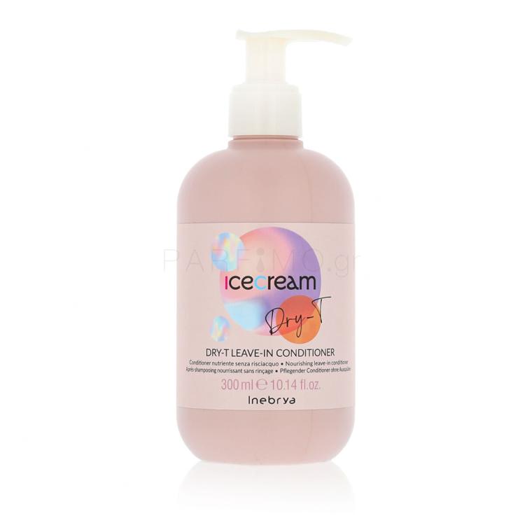 Inebrya Ice Cream Dry-T Leave-in Conditioner Περιποίηση μαλλιών χωρίς ξέβγαλμα 300 ml