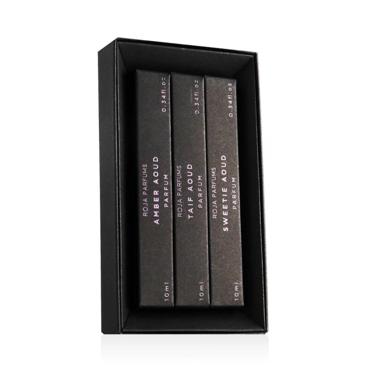 Roja Parfums Discovery Collection Σετ δώρου Parfum Amber Aoud 10 ml + Parfumα Taif Aoud 10 ml + Parfum Sweetie Aoud 10 ml