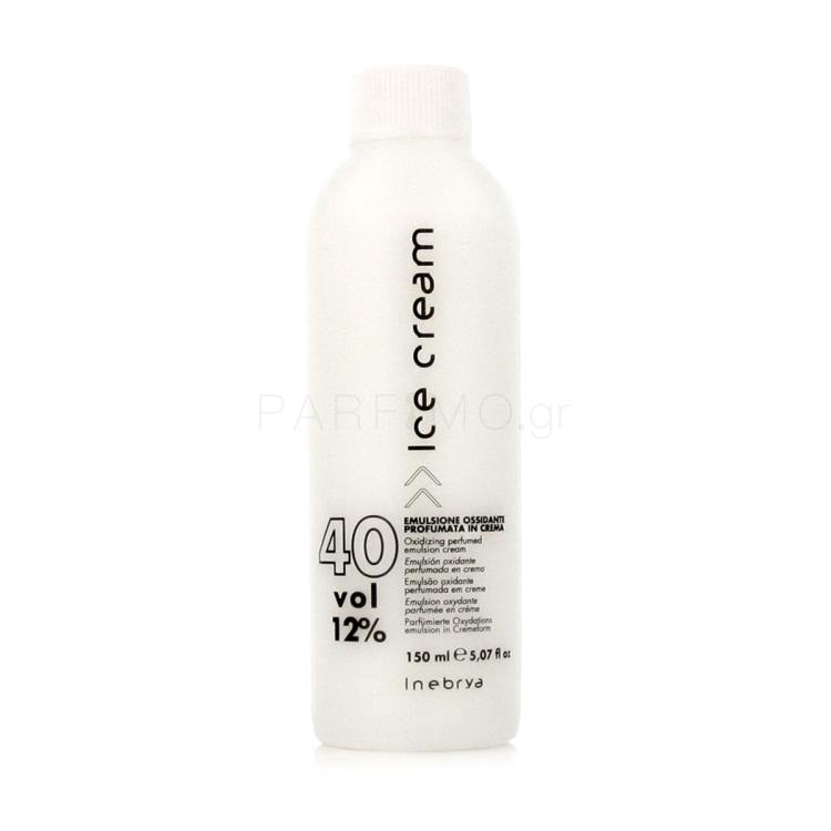 Inebrya Activator Ice Cream Oxydizing Emulsion Cream 40 Vol (12%) Βαφή μαλλιών 150 ml