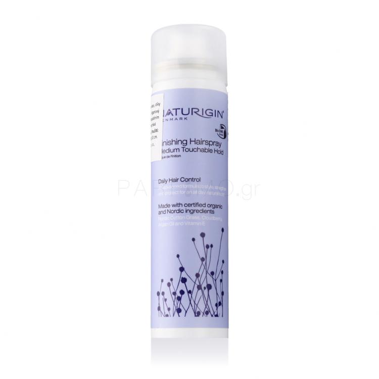 Naturigin Finishing Hairspray Medium Touchable Hold Λακ μαλλιών 75 ml