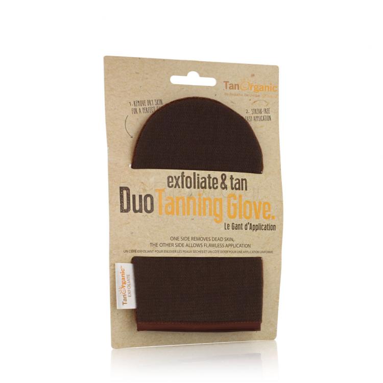 TanOrganic Exfoliate &amp; Tan Duo Tanning Glove Self Tan 1 τεμ