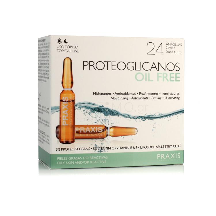 Praxis Laboratorios Proteoglicanos Oil Free Ορός προσώπου 24x2 ml