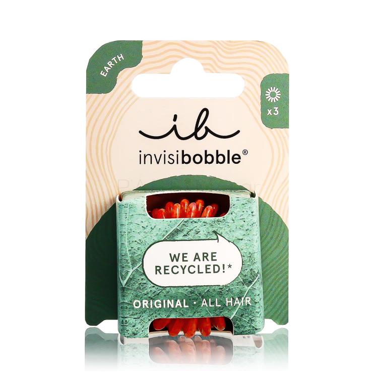 Invisibobble Original Earth Λαστιχάκι για τα μαλλιά για γυναίκες Απόχρωση Save It Or Waste It Σετ