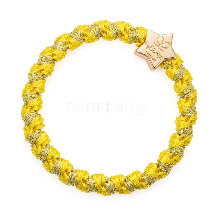 By Eloise London Woven Gold Star Λαστιχάκι για τα μαλλιά για γυναίκες 1 τεμ Απόχρωση Marigold