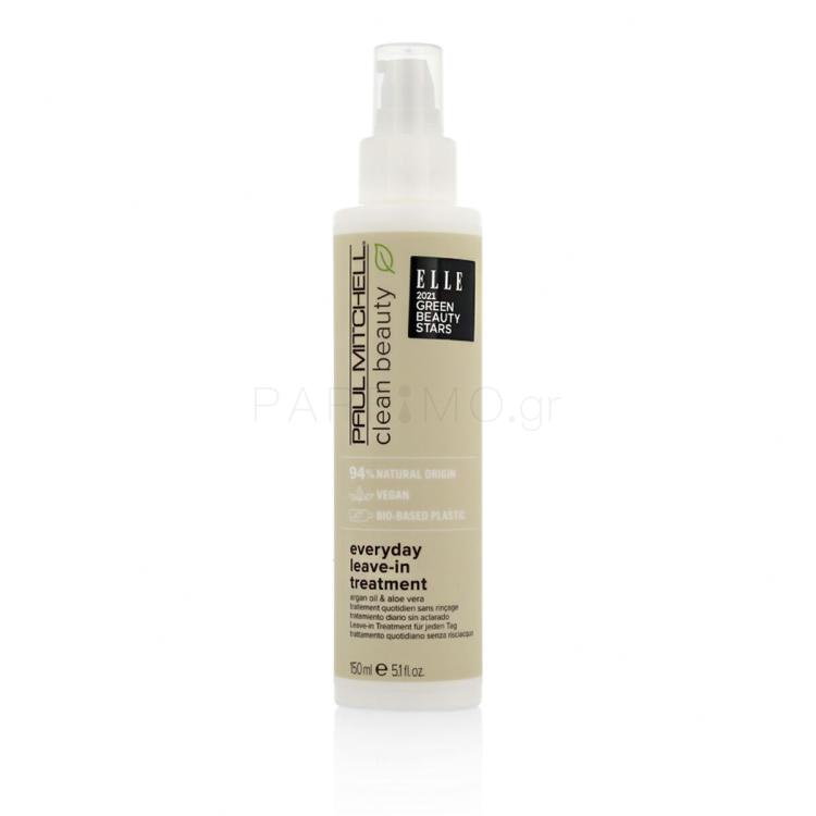 Paul Mitchell Clean Beauty Everyday Leave-in Treatment Περιποίηση μαλλιών χωρίς ξέβγαλμα 150 ml