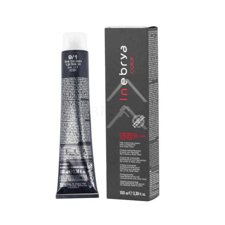 Inebrya Color Βαφή μαλλιών 100 ml Απόχρωση 9/1 Very Light Blonde Ash - Old Cover