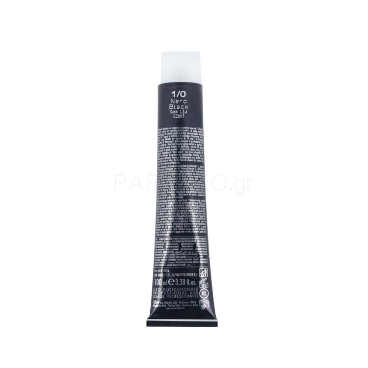 Inebrya Color Βαφή μαλλιών 100 ml Απόχρωση 1/0 Black