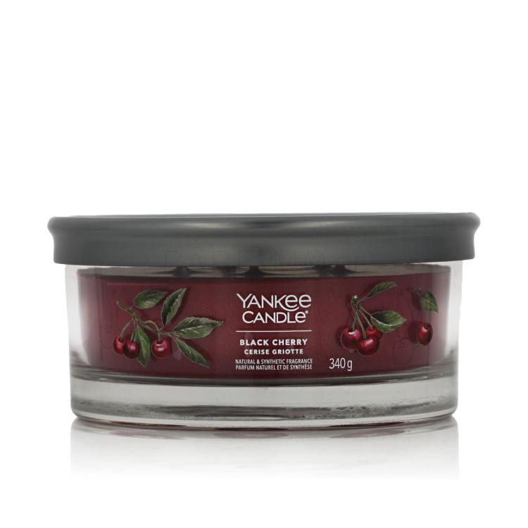 Yankee Candle Signature Black Cherry Αρωματικό κερί 340 gr
