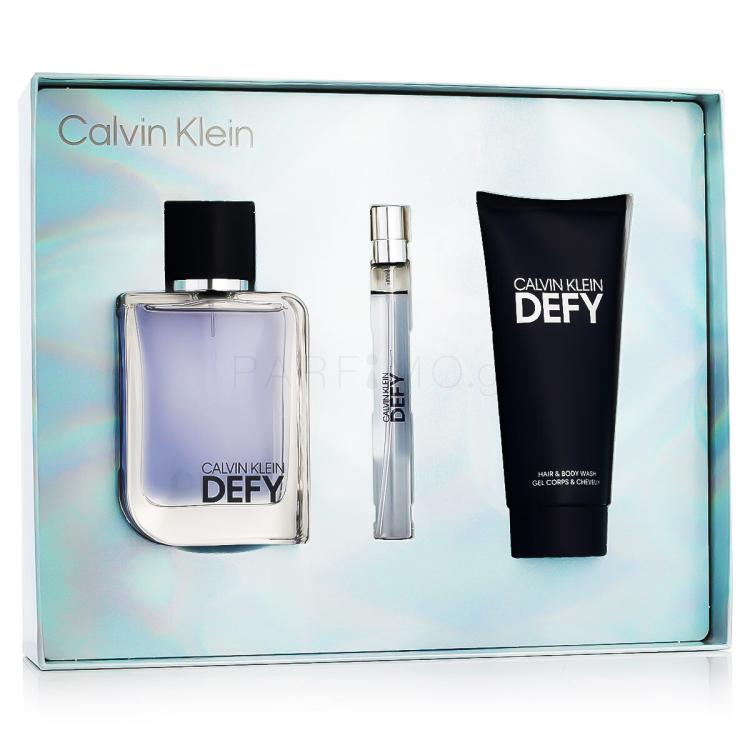 Calvin Klein Defy Σετ δώρου EDT 100 ml + αφρόλουτρο 100 ml + EDT 10 ml