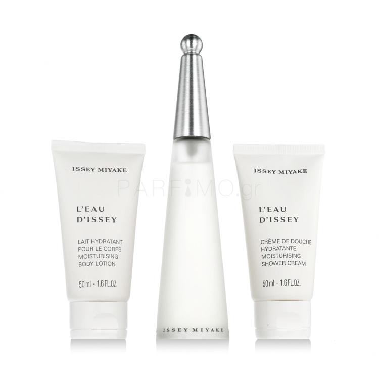Issey Miyake L&#039;Eau D&#039;Issey Σετ δώρου EDT 50 ml + λοσιόν σώματος 50 ml + αφρόλουτρο 50 ml