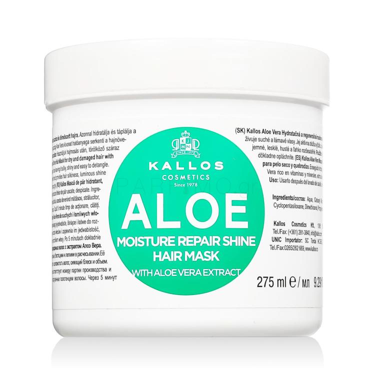 Kallos Cosmetics Aloe Vera Μάσκα μαλλιών για γυναίκες 275 ml