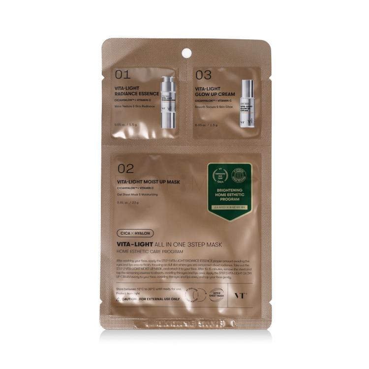 VT Cosmetics Vita Light All In One 3Step Mask Μάσκα προσώπου Σετ