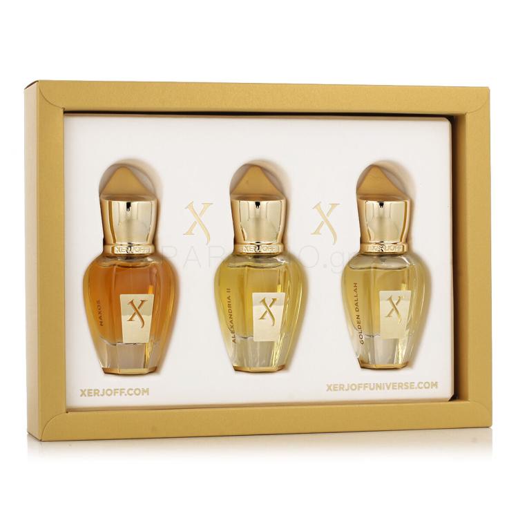 Xerjoff Discovery Set III Σετ δώρου Parfum Alexandria II 15 ml + Parfum Golden Dallah 15 ml + EDP Naxos 15 ml