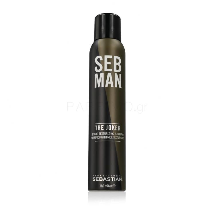 Sebastian Professional Seb Man The Joker Hybrid Texturizing Shampoo Ξηρό σαμπουάν για άνδρες 180 ml