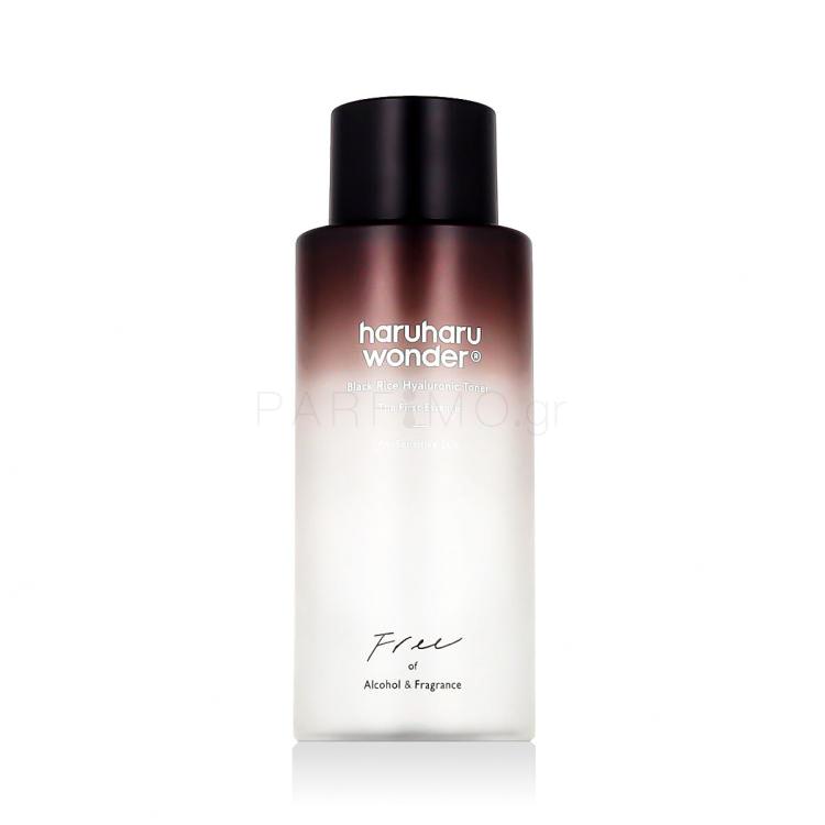 HaruHaru Wonder Black Rice Hyaluronic Toner Free of Alcohol &amp; Fragrance Λοσιόν προσώπου 150 ml