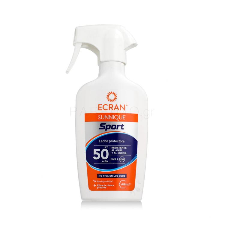 Ecran Sunnique Sport Protective Milk Spray SPF50 Αντιηλιακό προϊόν για το σώμα 270 ml