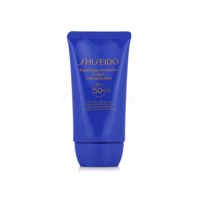 Shiseido Expert Sun Protector Cream SPF50+ Αντιηλιακό προϊόν προσώπου 50 ml