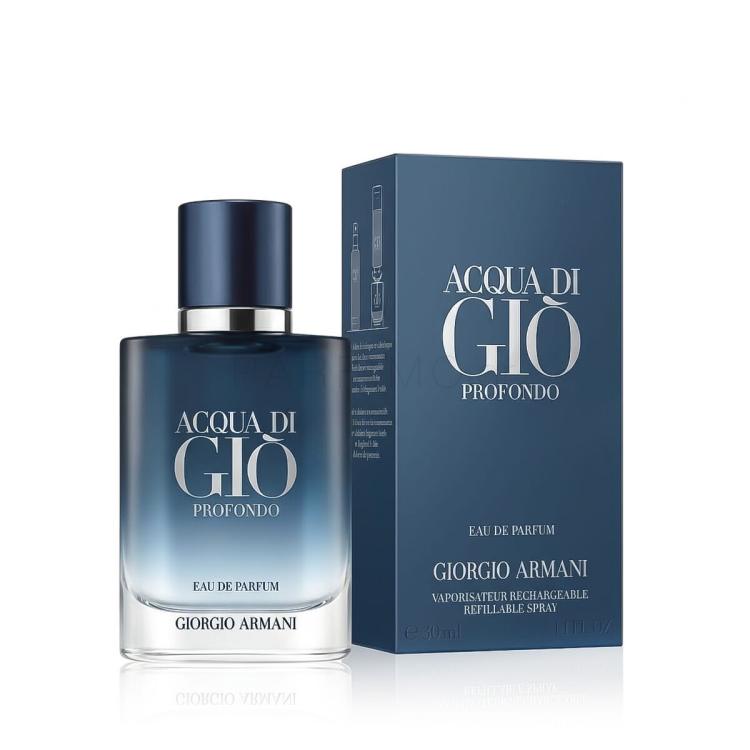 Giorgio Armani Acqua di Giò Profondo 2024 Eau de Parfum για άνδρες Επαναπληρώσιμο 30 ml