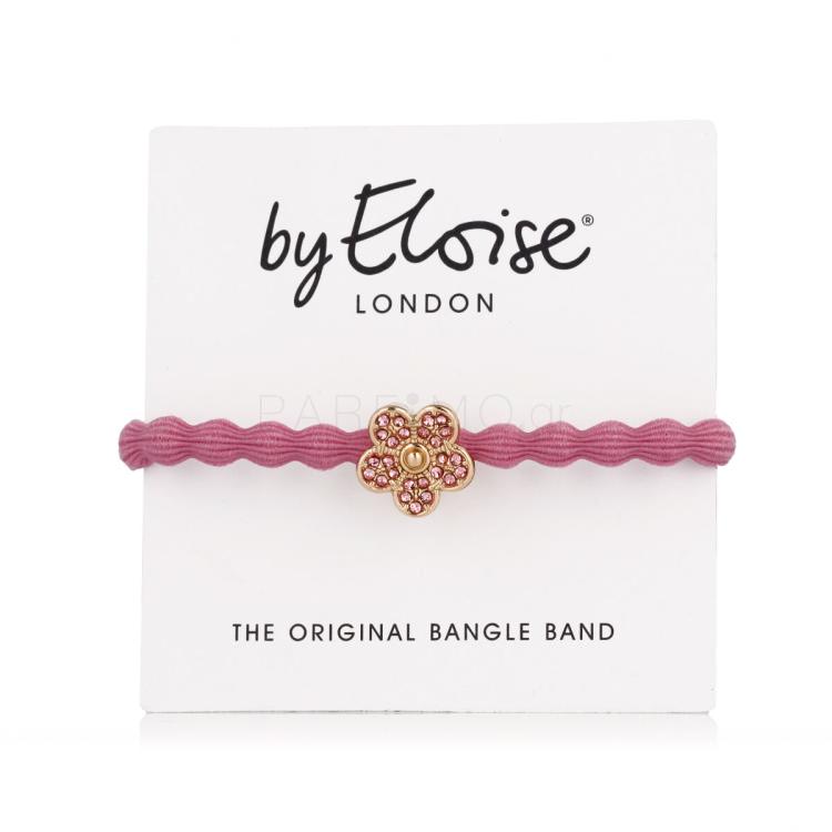 By Eloise London Bling Charms Daisy Flower Λαστιχάκι για τα μαλλιά για γυναίκες 1 τεμ Απόχρωση Rose Pink