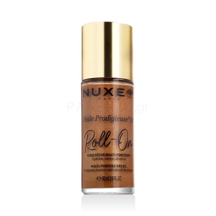 NUXE Huile Prodigieuse Or Multi-Purpose Shimmering Dry Oil Λάδι σώματος για γυναίκες Roll-on 60 ml