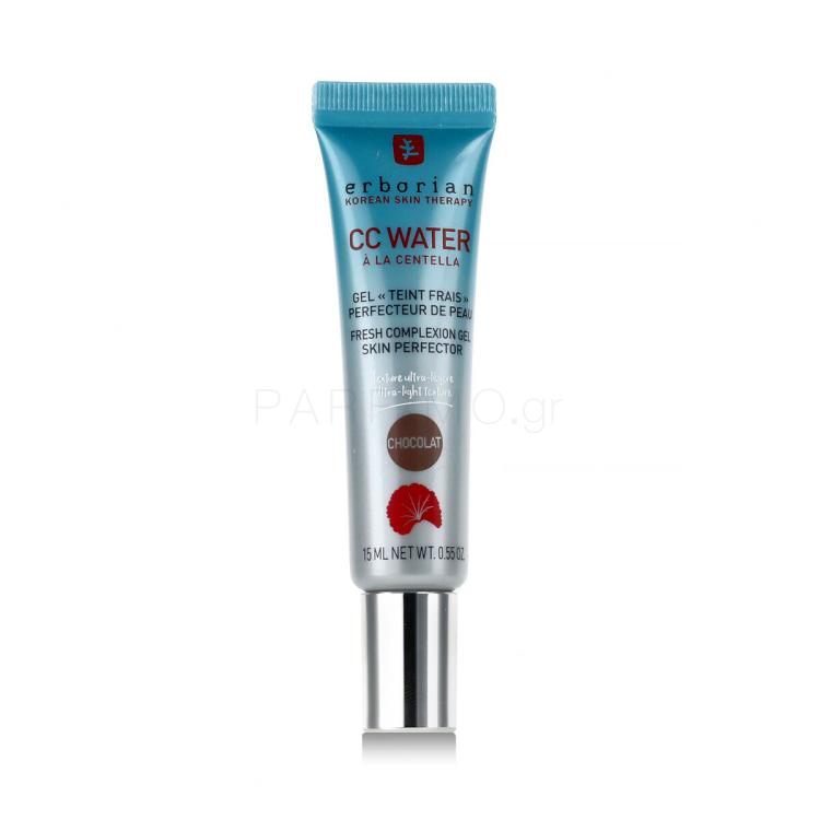 Erborian CC Water Fresh Complexion Gel Skin Perfector CC κρέμες για γυναίκες 15 ml Απόχρωση Chocolat